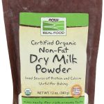 NOW Foods Non Fat Dry Milk Powder Organic, 12-Ounce (Pack of 2)